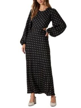 Quinn Floral Maxi Cutout Dress